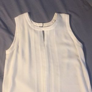 Cabi size small white Adore sheer tank/blouse